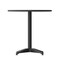 Flash Furniture Mellie 27.5'' Black Round Metal Indoor-Outdoor Table with Base TLH-052-2-BK-GG - alternate 5